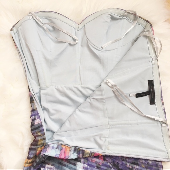 BCBG MaxAzria Strapless Rouched Cocktail Dress - Picture 6 of 8